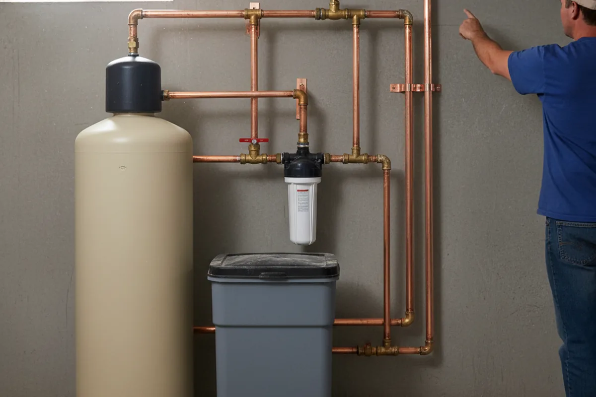 Whole-house water treatment system installed in Roselle